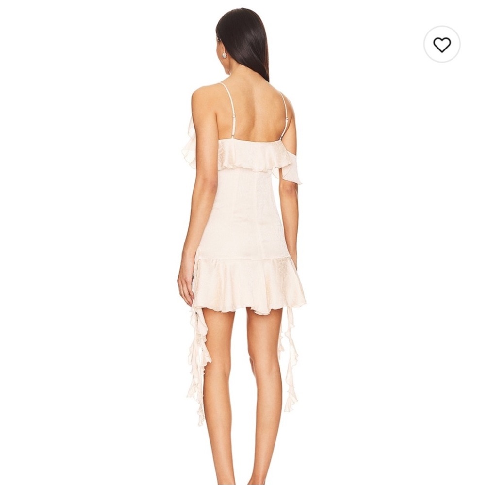 NBD Angus Mini Dress in Champagne Butterfly, Size: S - Picture 3 of 12